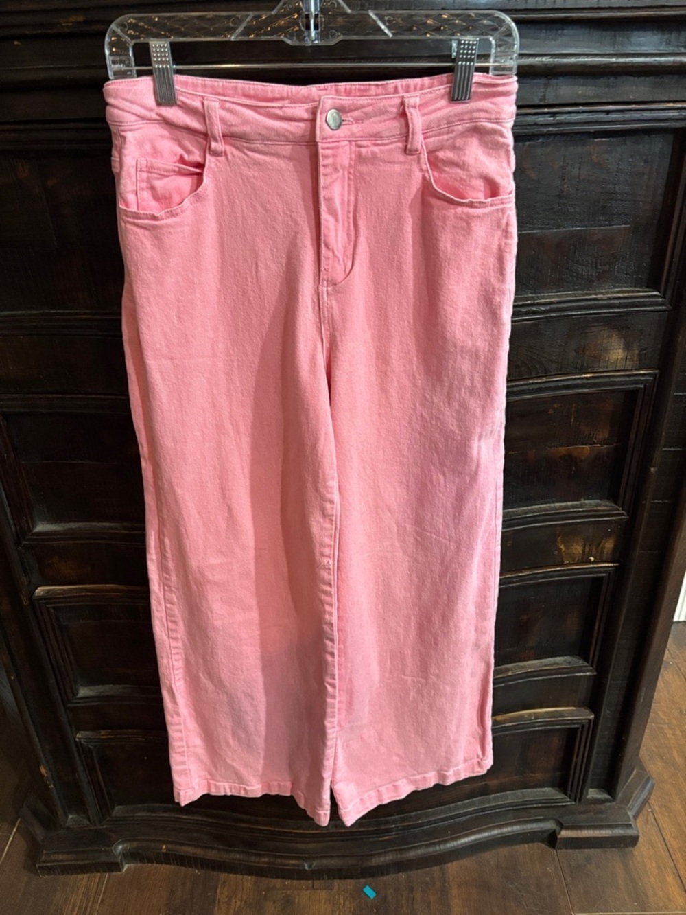 Entro Pink Straight Leg Jeans Fashion Forward